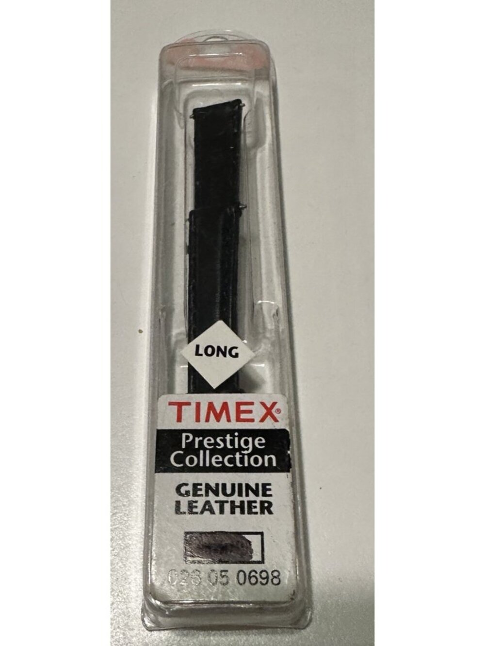 NOS Timex Leather Watch Strap 12mm Replacement Band Watch Accessories Black Long